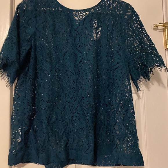 Loft Lace Tie-back top - Picture 1 of 4